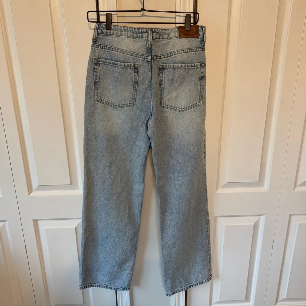 Cuidado Con El Perro Women’s Light Wash Straight Denim Jeans 100% Cotton Size 4 Blue - Image 9