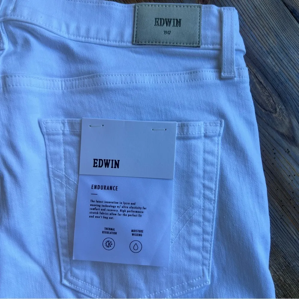 Edwin Endurance Bree Optic White Jeans Size 32 SKU#B24108 - Image 10