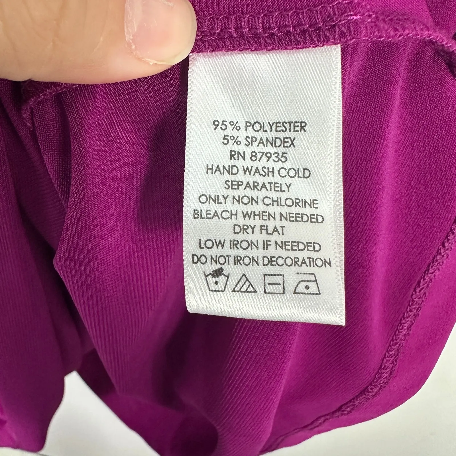 Susan Graver Artisan 3X Magenta Embellished Keyhole Top Sparkle Holiday Glam - Image 4