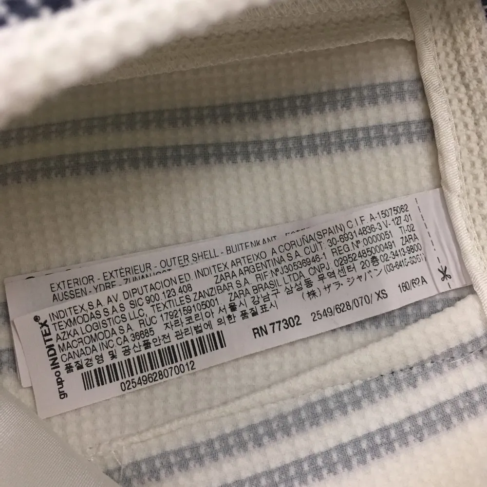 Zara High Waist Stripe Shorts XS - Image 7