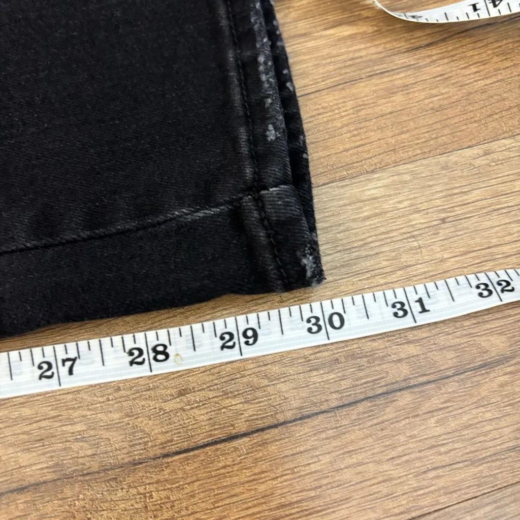 Judy Blue Mid Rise Criss Cross Waist Dad Jeans Black - Image 11