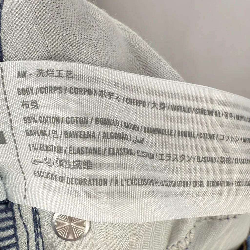 Abercrombie & Fitch Ultra High Rise Ankle Straight Jean in Dark Blue‎ Size 27 4 - Image 9