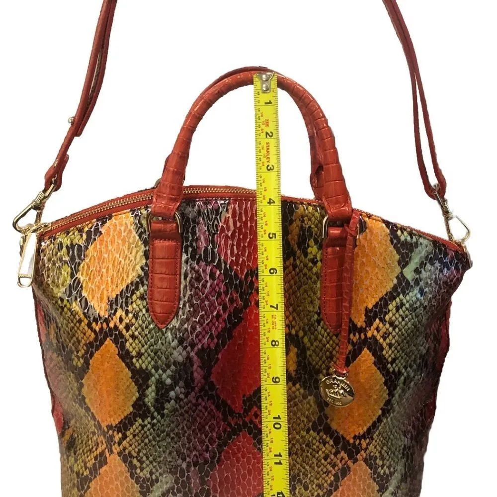 BRAHMIN Red Dragon Emperium Large Duxbury Satchel and Matching Ady Wallet - Image 11