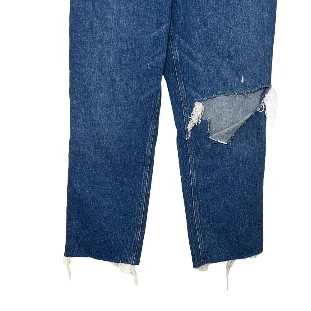 Abercrombie & Fitch Curve Love 90s Jeans Women’s Size 29 8 Short Ultra High Rise - Image 4