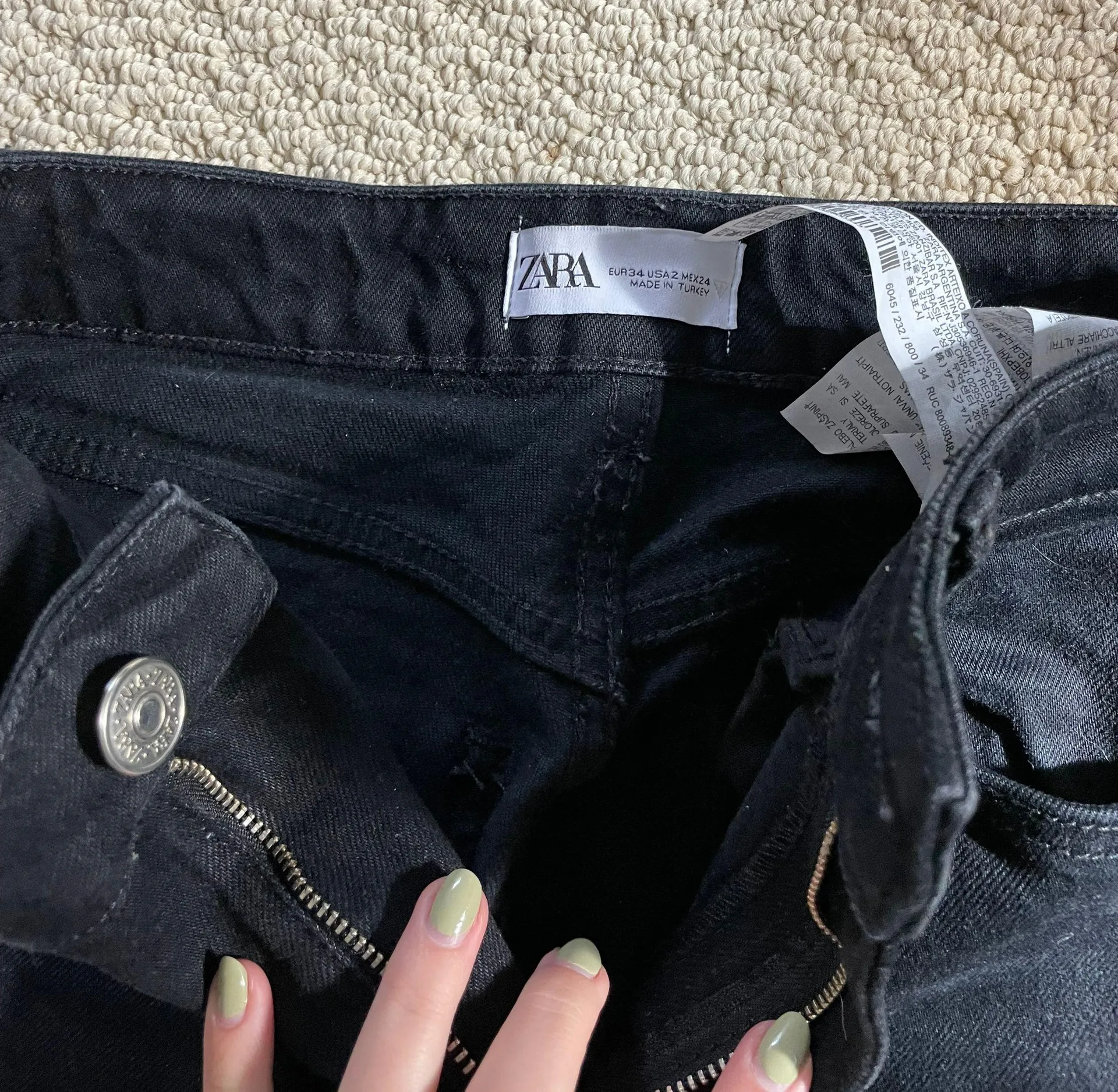 ZARA High Rise Jeans - Image 4