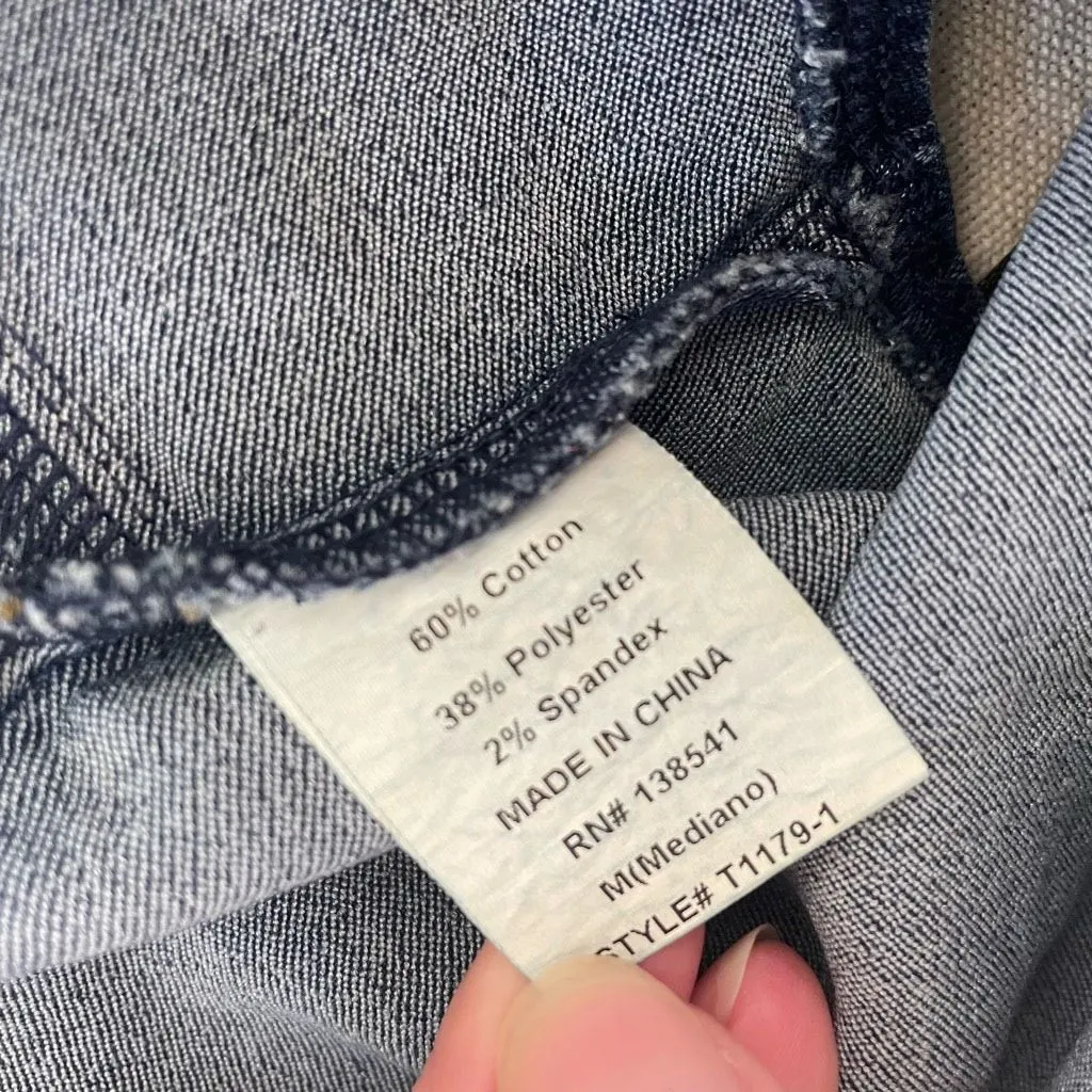 Denim Wildcat Mar Won’t Forget Bustier Bodysuit M Blue Size M - Image 8