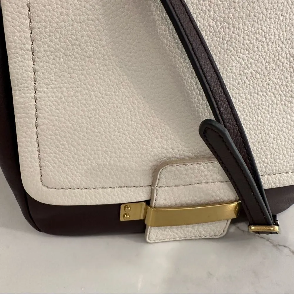 FOSSIL AVA Pebbled Leather Flap Colorblock Crossbody Purse ZB7388603 - Image 3