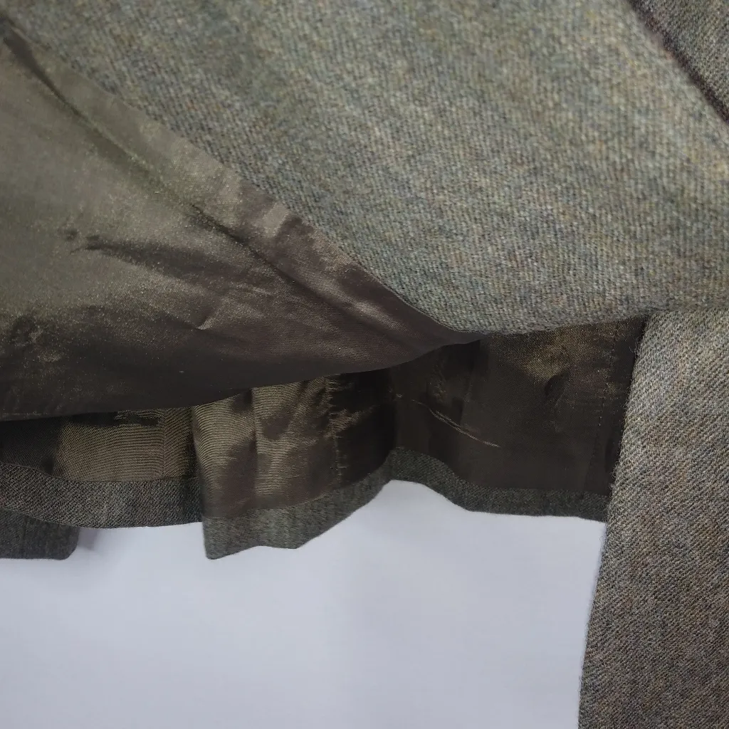 Andrea Viccaro 12 Olive Wool Velvet Jacket Green - Image 5