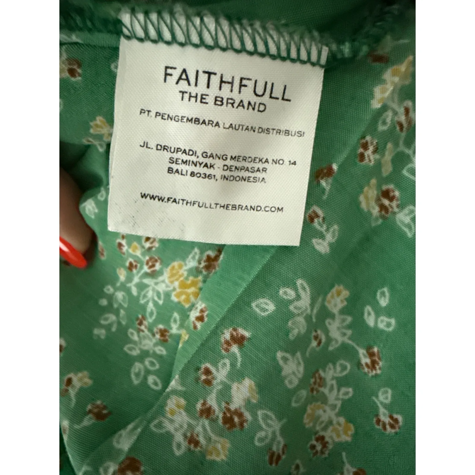 Faithfull the Brand Margot Floral Mini Dress‎ Size 6 - Image 13