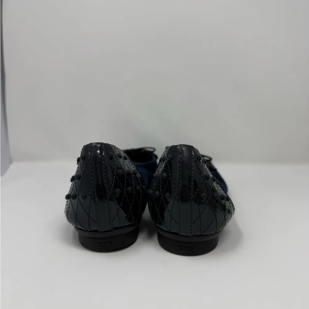 Tod's Suede Ballerina Flat Size US 11 - Image 4