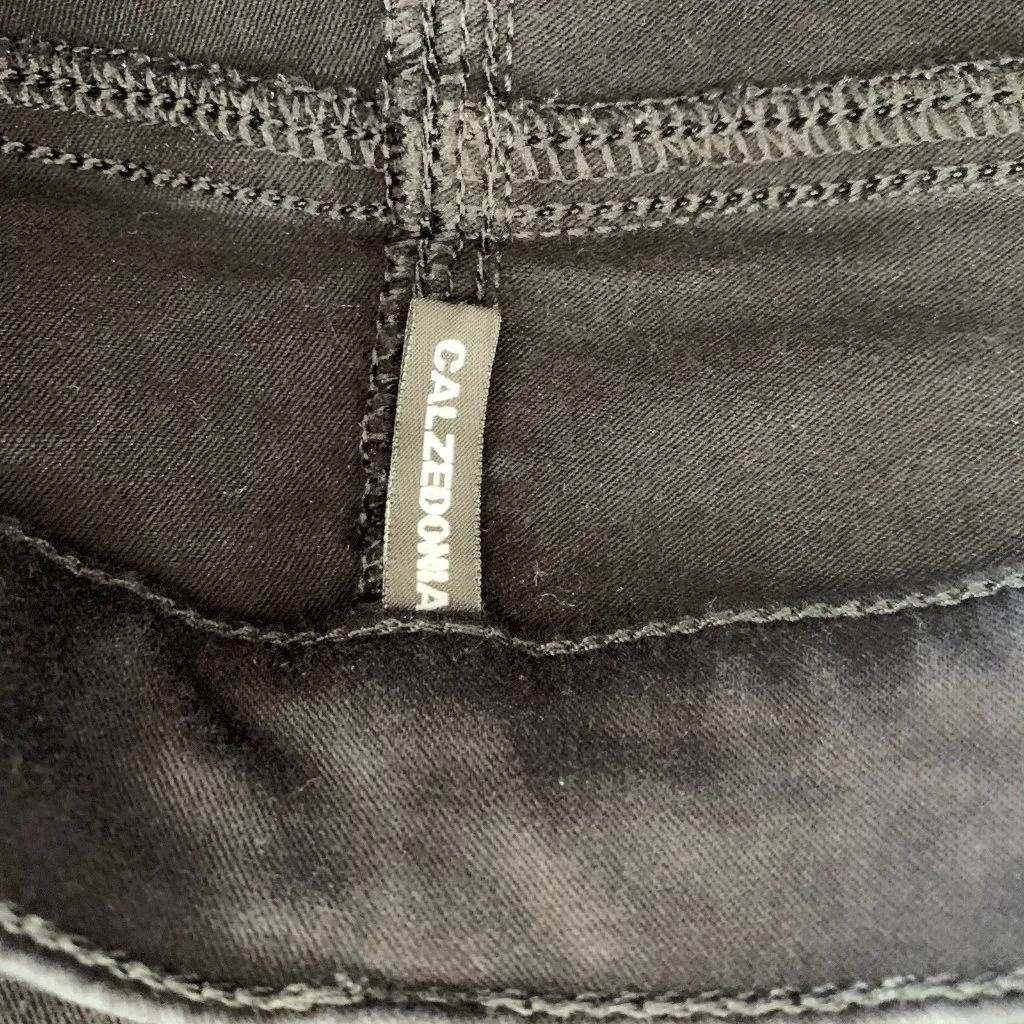 Calzedonia Jeans Skinny Small Black Stretch Minimalist Modern Casual - Image 6
