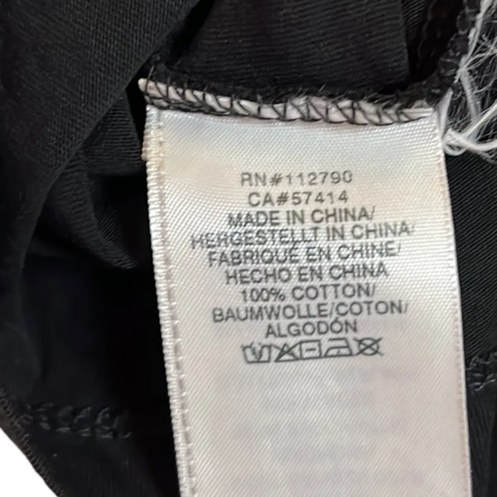 True Religion Buddha World Tour 2002 Los Angeles Black V-neck Tee Size Large - Image 8