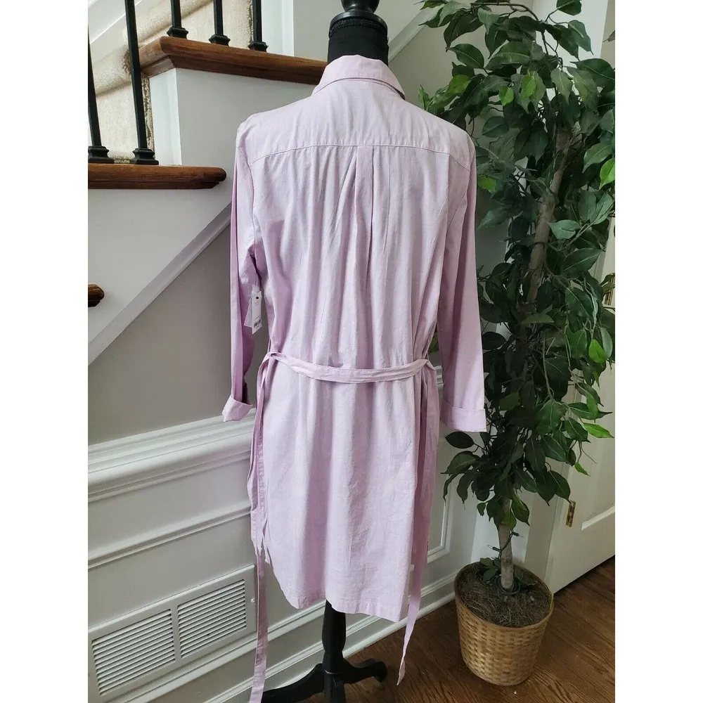 City Streets Collared Buttons Knee Length Dress - Image 9