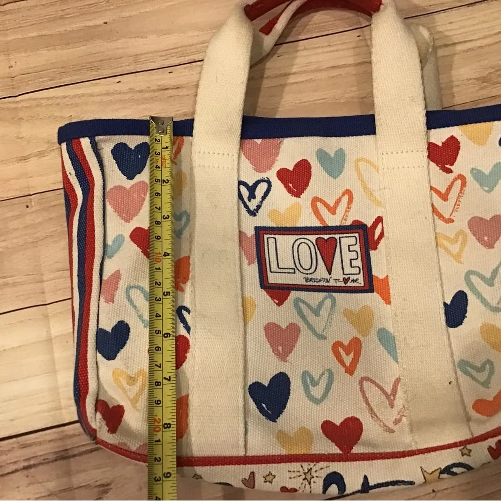 Brighton red white and you mini tote sparkle and shine love hearts - Image 9