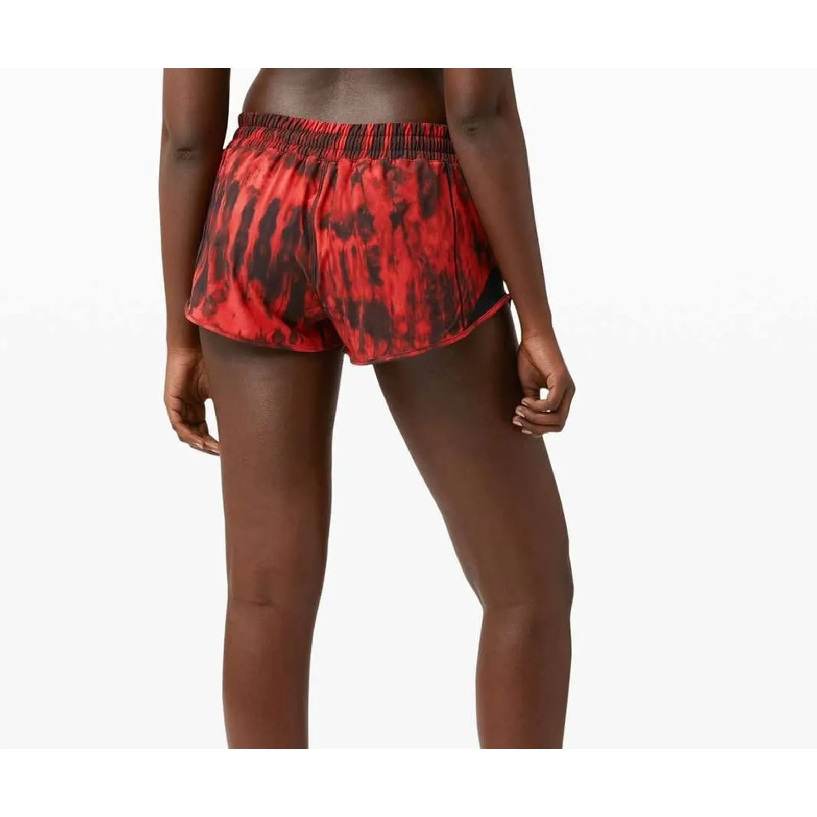 Lululemon Hotty Hot Short II 2.5" Game Day Red Black Size 10 - Image 4