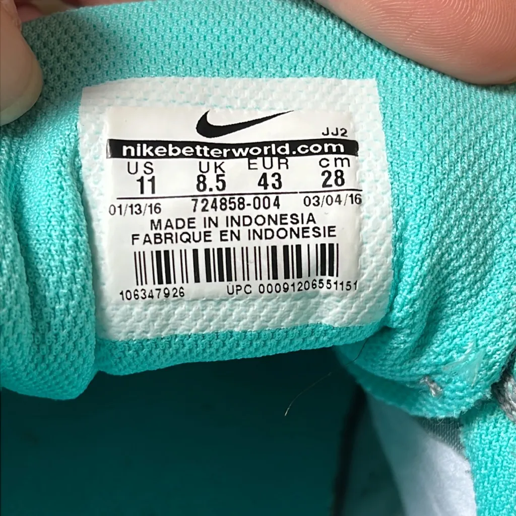 NIKE Flex Trainer 5 Dover Grey/Volt/Lght Aw/TI TNT Training Shoes Size 11 - Image 12