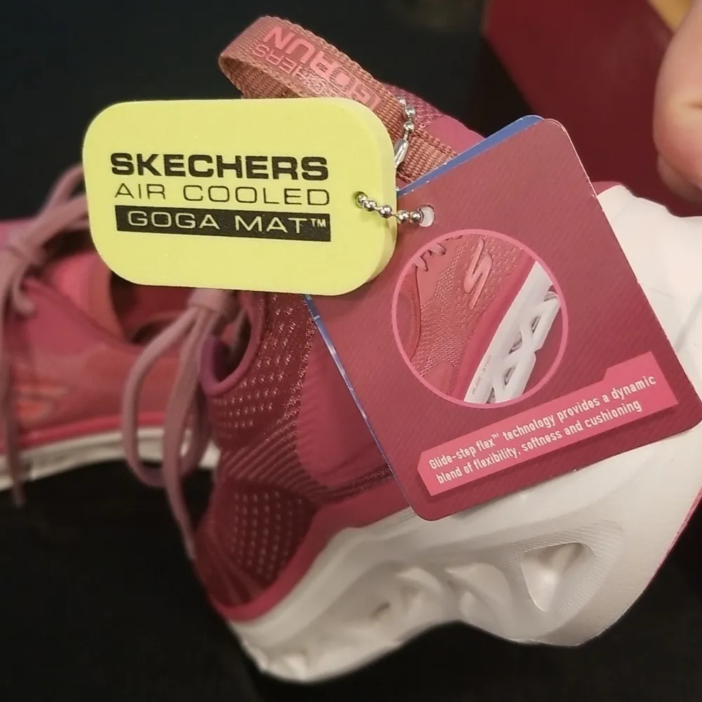 💕SKECHERS Go Walk Air 2.0 Dynamic Virtue Sneaker Rose 8.5 New with Box (No Lid) - Image 10