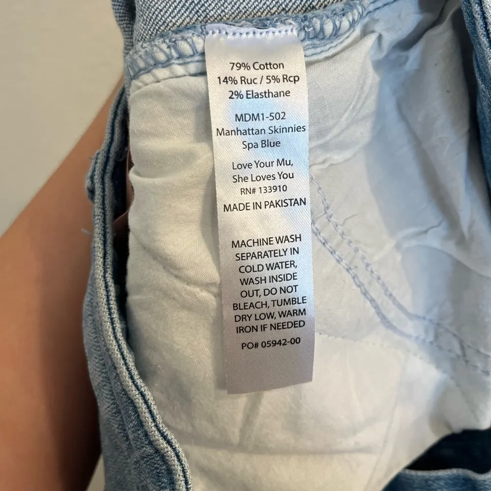 Show Me Your MuMu Manhattan Skinnies Jeans Spa Blue 30 - Image 11