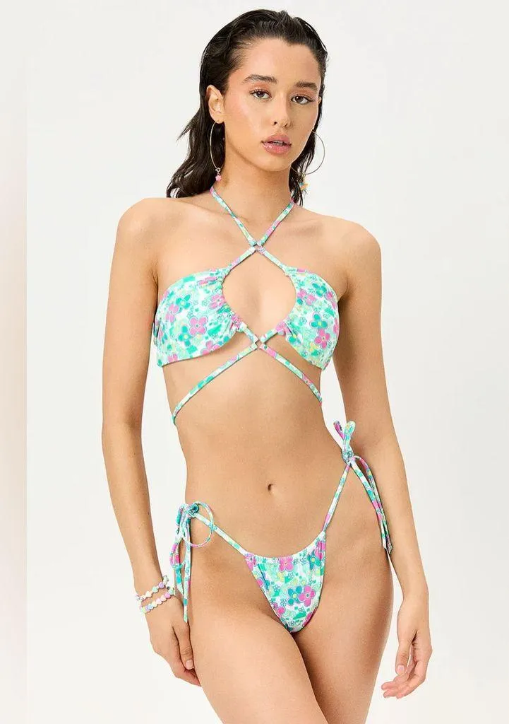 NWOT Frankies Bikini Set - Flower Power - Image 4