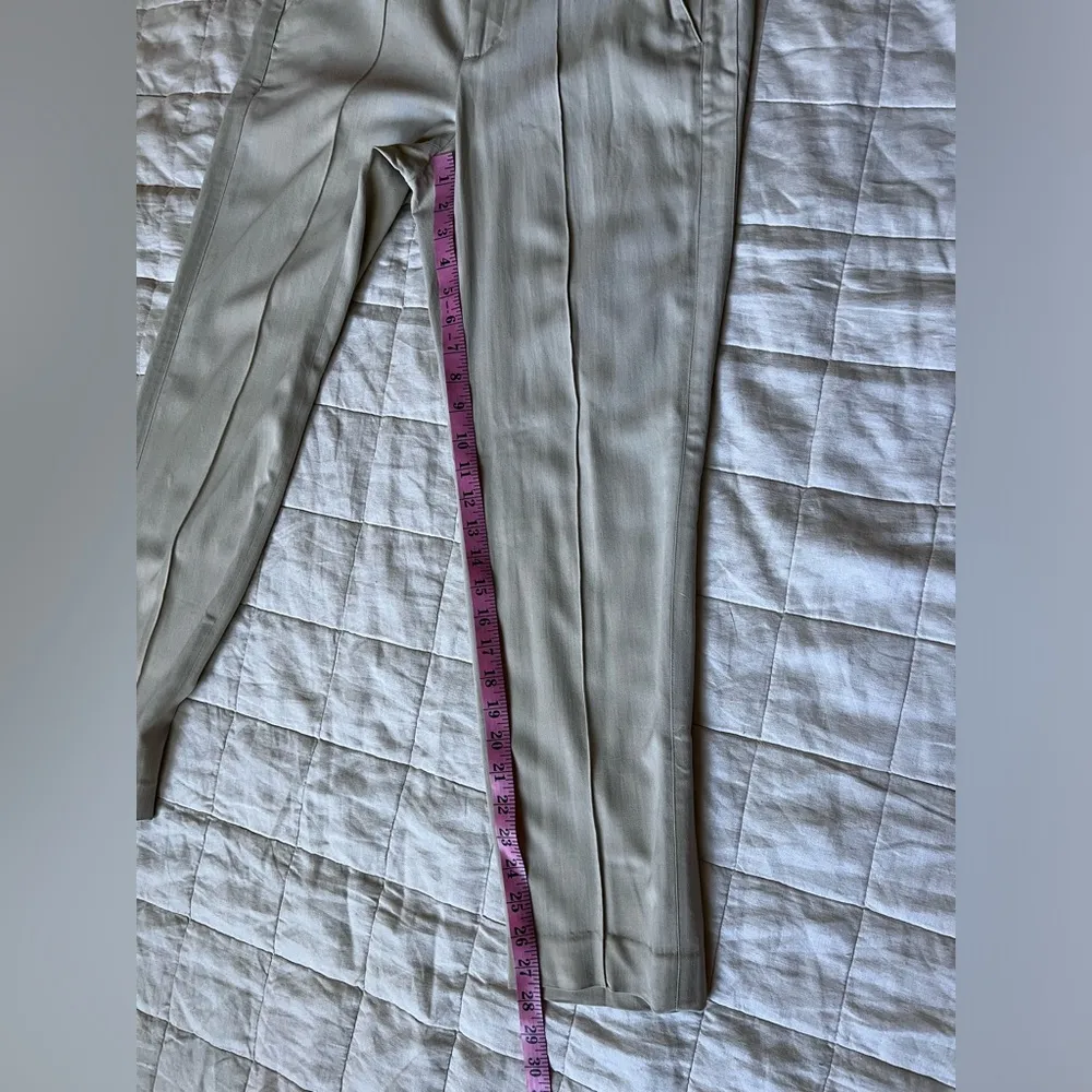 Vince Stitch Front Seam Cropped Dress Pants Beige Contemporary - Women's Size 8 - Image 11