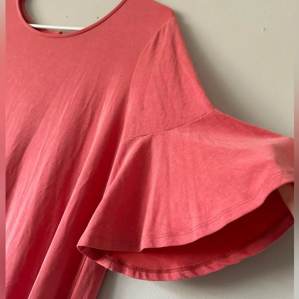 Anthropologie Averil Tee Dress Size Large Soft Comfort Casual Workwear Summer - Image 3