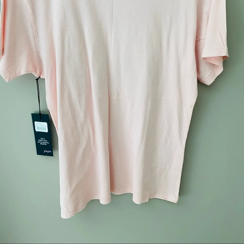 Wildfox 'Stay Wild' Leopard Print Tee Shirt Sz Medium - Image 9