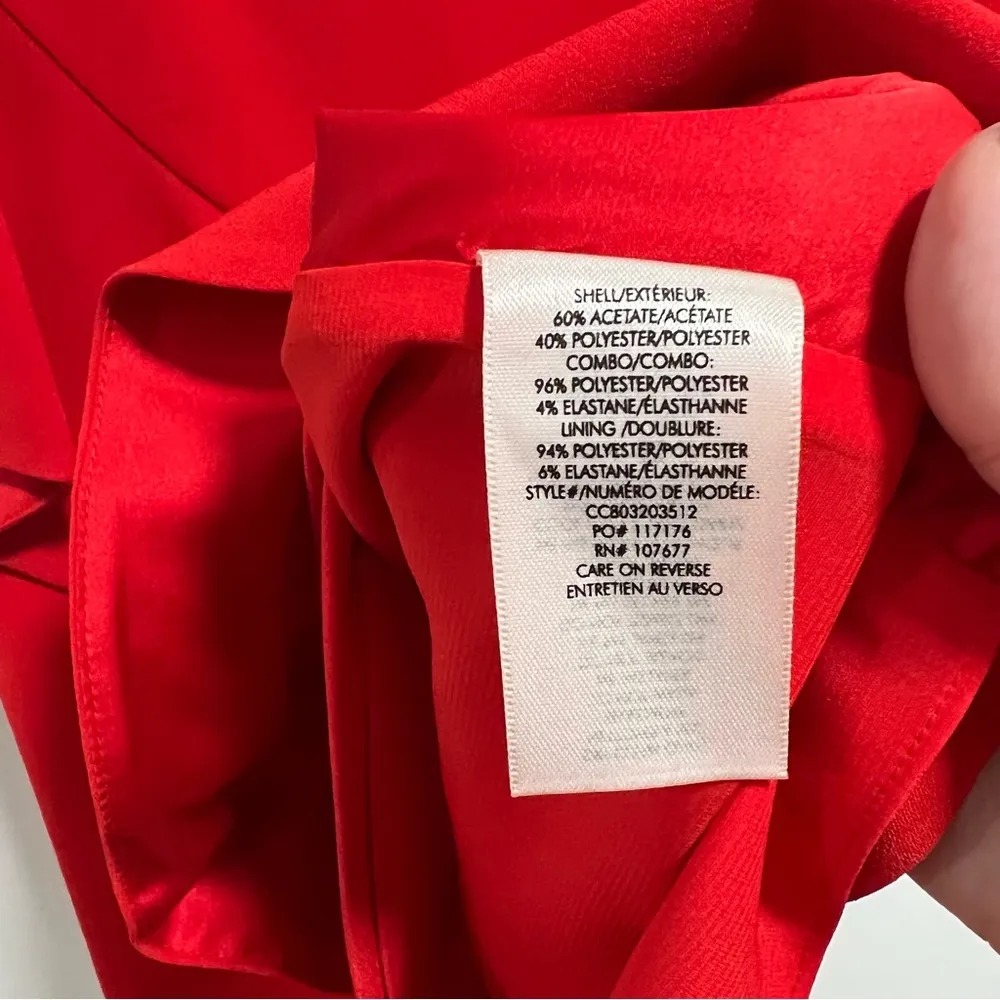 Red Verona Ruffle Dress - Image 10