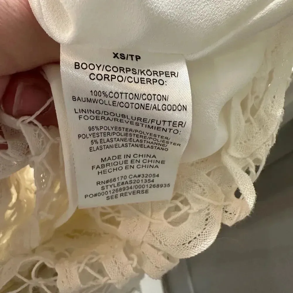 Free People Olympia Lace Bodycon backless Dress Size XS - Image 9