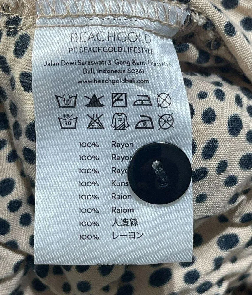 Anthropologie BeachGold Chelsea Romper Womens XL Extra Large Shorts Pockets Rayo - Image 6