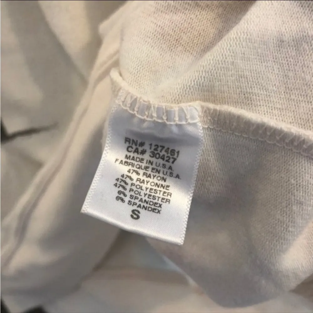 Wildfox Palm Trees Jumper V-Neck Sweatshirt Top Small - Image 7