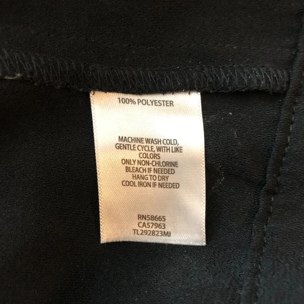 Leith Shift Dress Sleeveless Black M - Image 4