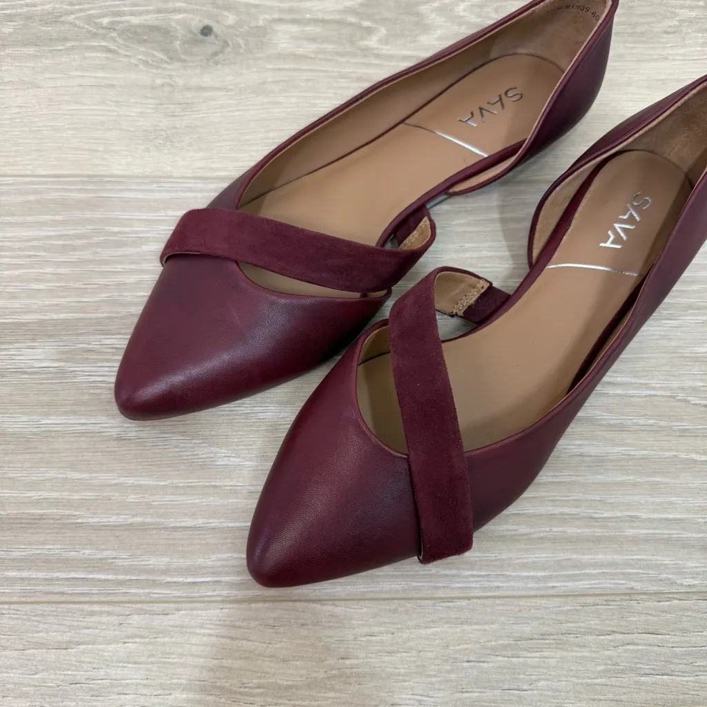 Sava Anthropologie Red SoftWalk Lennox Ballet Flat Size 9 - Image 2