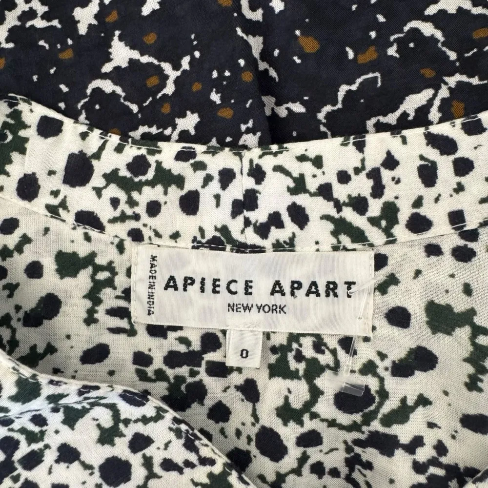 Apiece Apart  - Patterned Button Down Blouse Top Sz 0 - Image 5