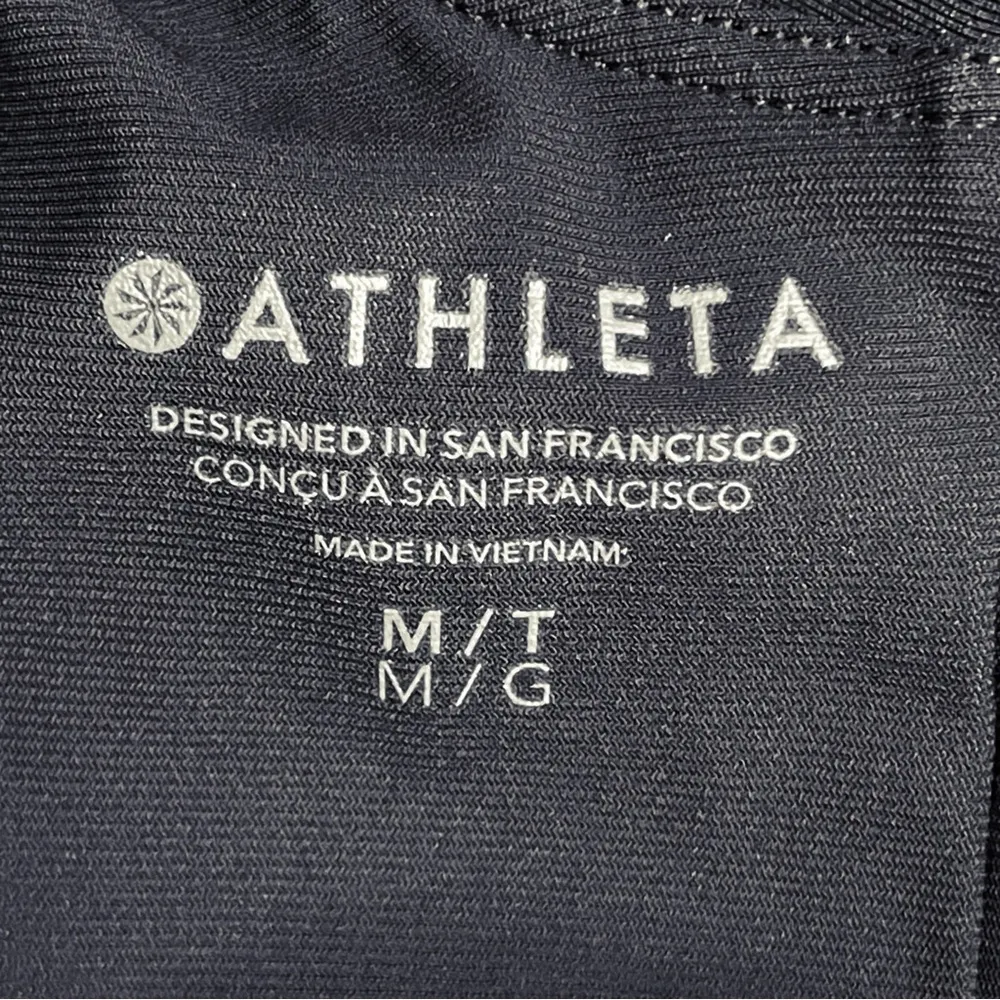 Athleta Keyhole One Piece Swimsuit Black Size MT Medium Tall UPF 50 Bathing Suit - Image 11