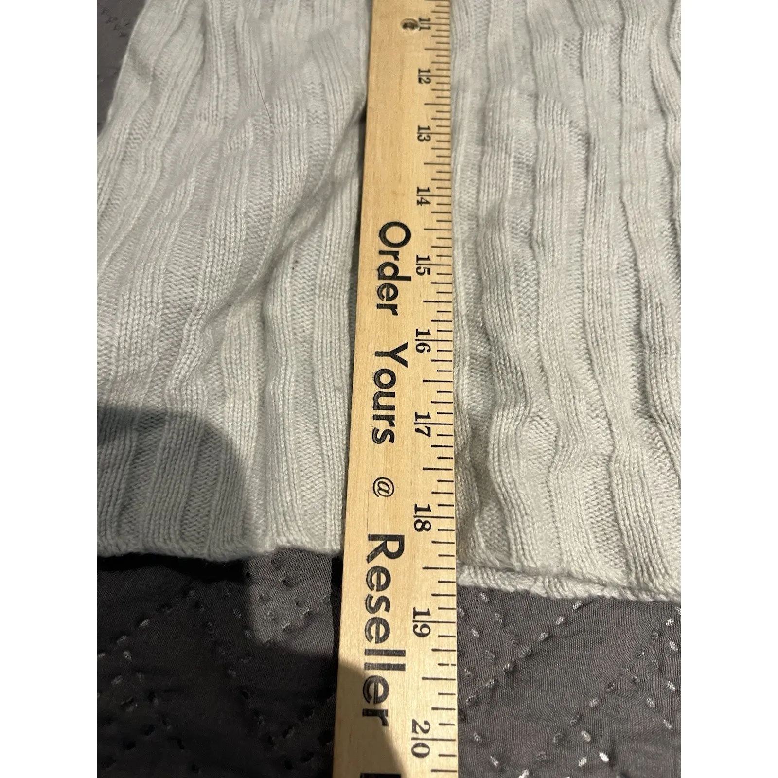 Vtg Malo Women's 42 made in italy button 100% cashmere cardigan sweater Gray Size L - Image 4