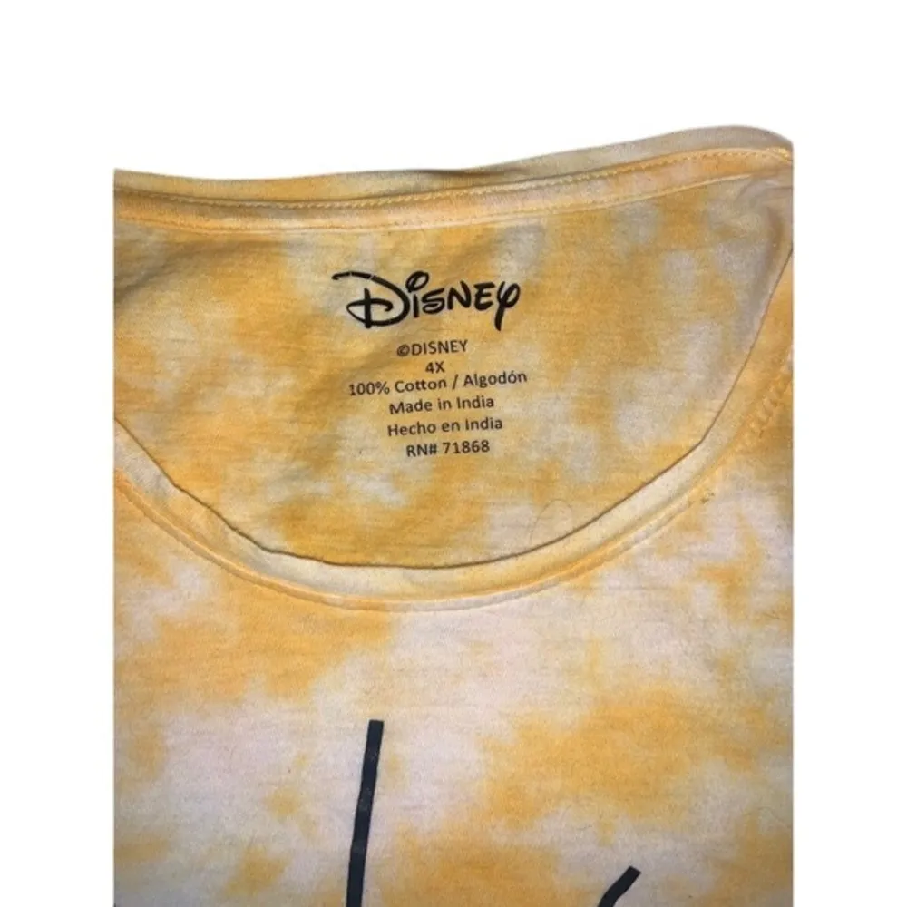 ✨Disney Lion King Hakuna Matata Tie-Front T-Shirt Yellow - Women's 4X - Image 3