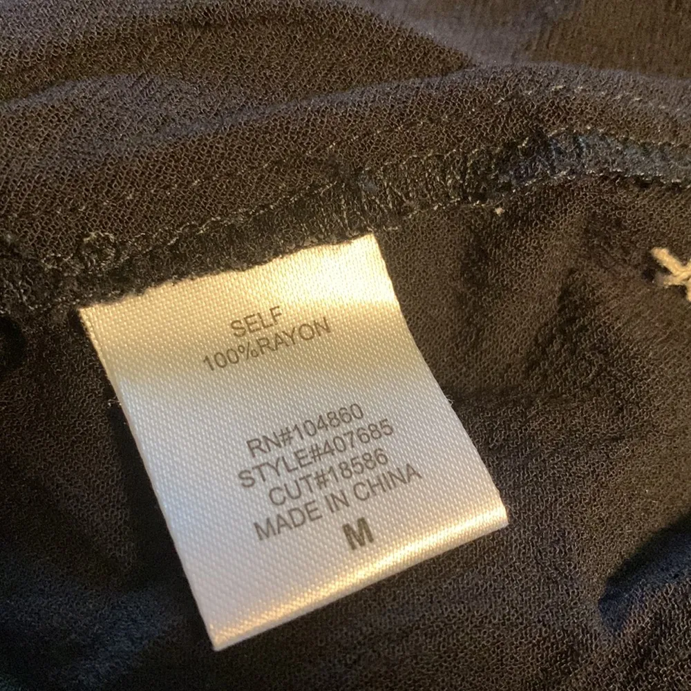 CHLOE & KATIE BLOUSE Sz:M Black Size M - Image 7