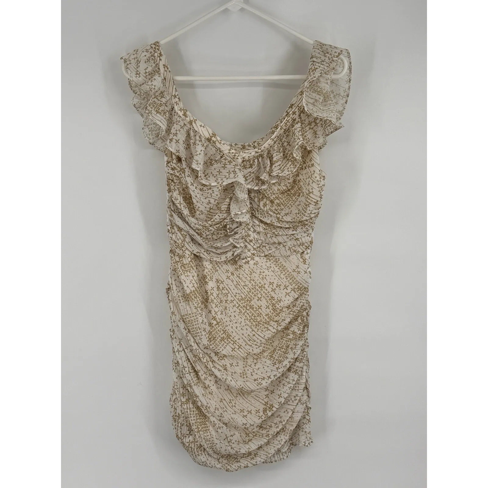 T. J. D. The Jetset Diaries Revolve Hikueru Mini Dress Size Large Ruched Bodycon - Image 10