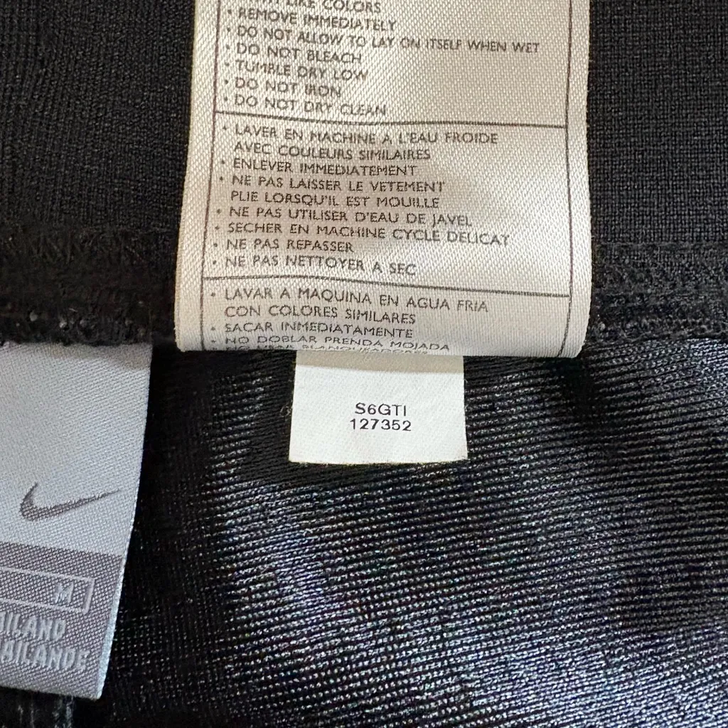 Nike Black and white Athletic Shorts - Image 3