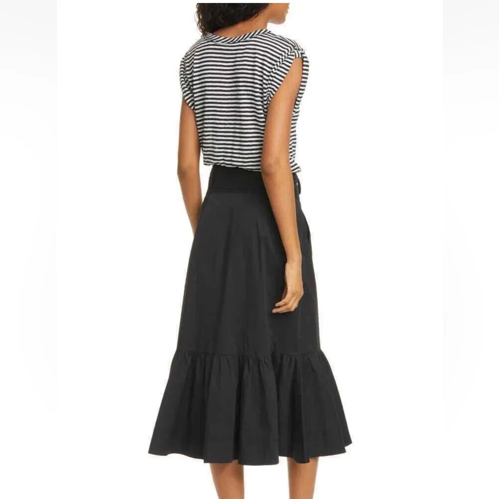 Veronica Beard Linen Capri Midi Dress Black Size S - Image 17