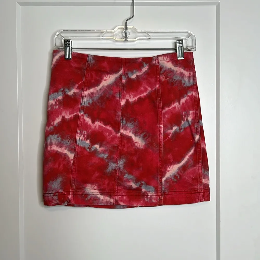 Free People‎ Modern Femme Tie-Dye Denim Skirt - 4 - Image 3