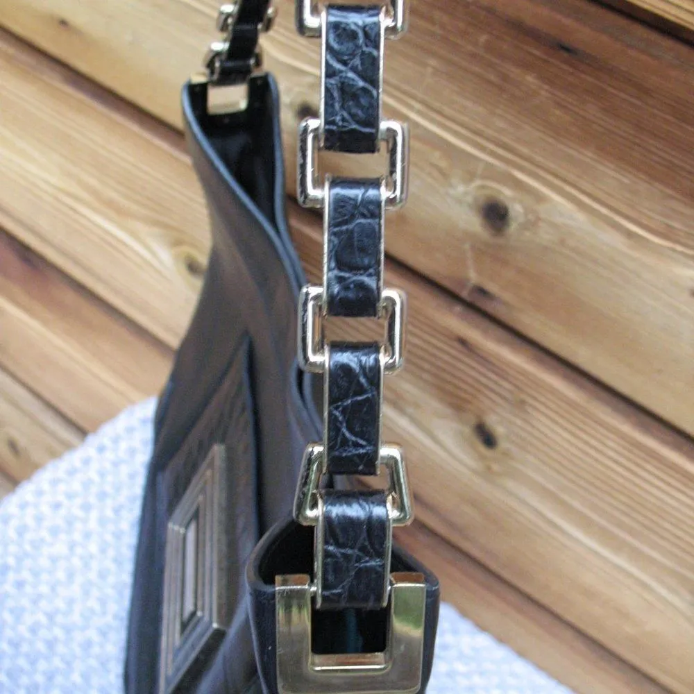 Anya Hindmarch Leather Hobo Bag Black - Image 9