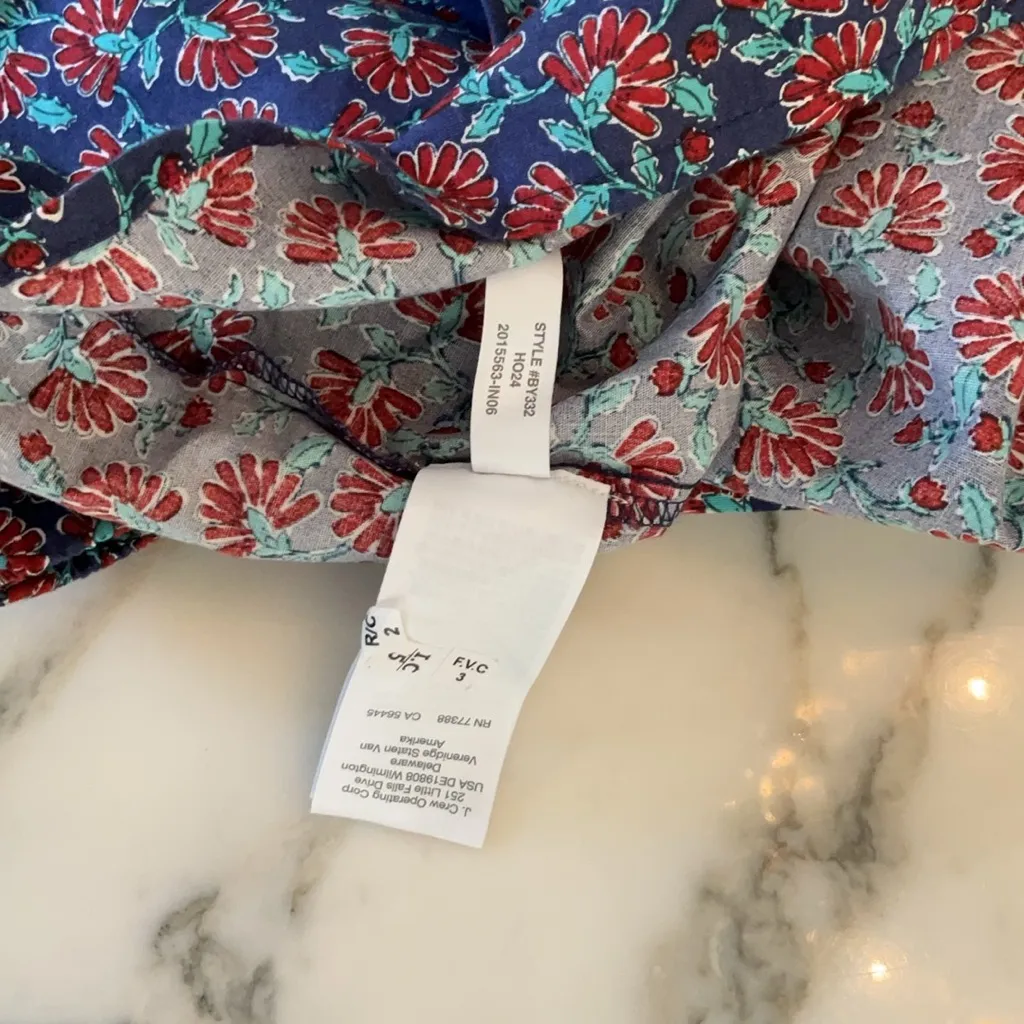 NWT J. Crew Factory Floral Smocked - Image 11