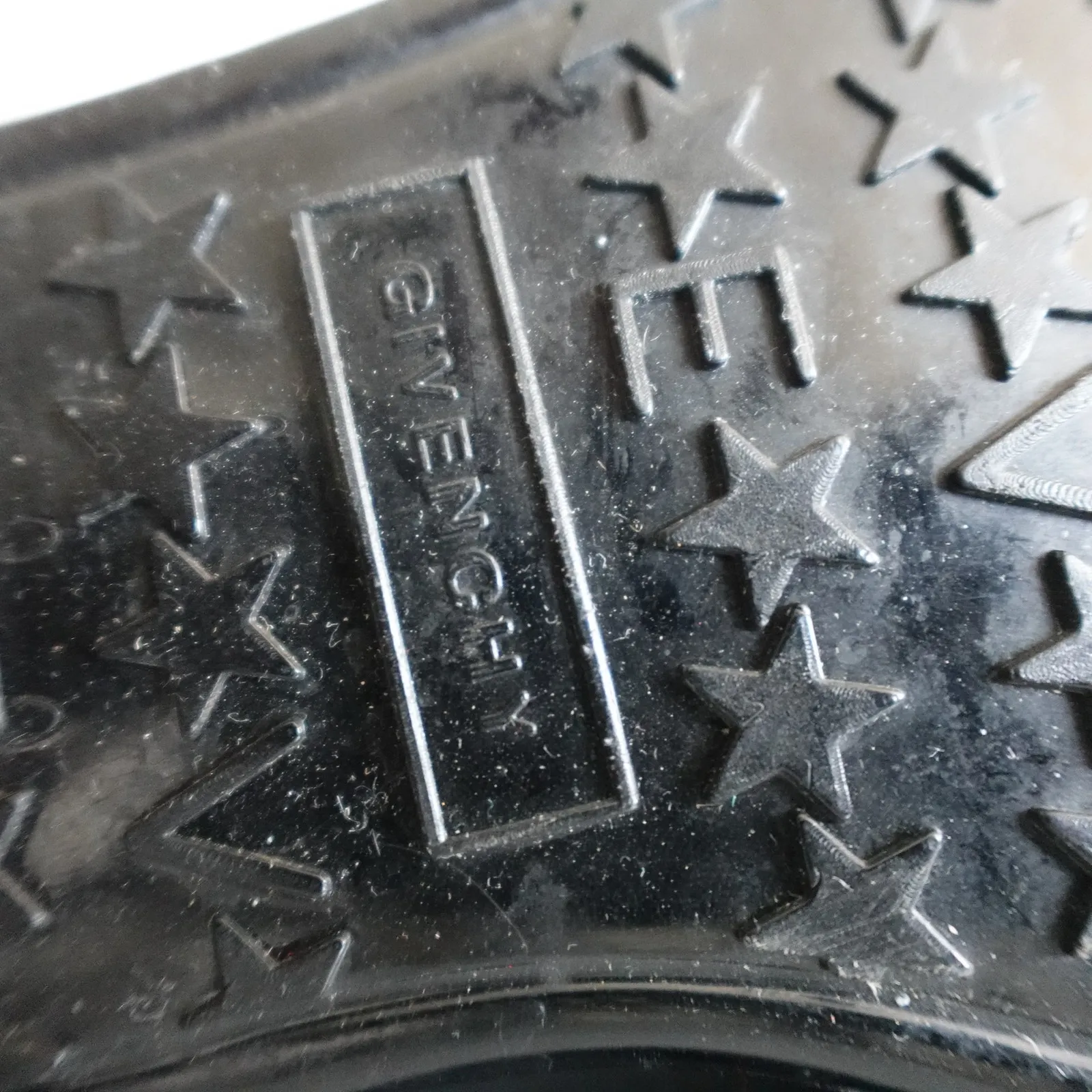 Givenchy Boots Thigh High Black Rubber Striped Sock - Image 16