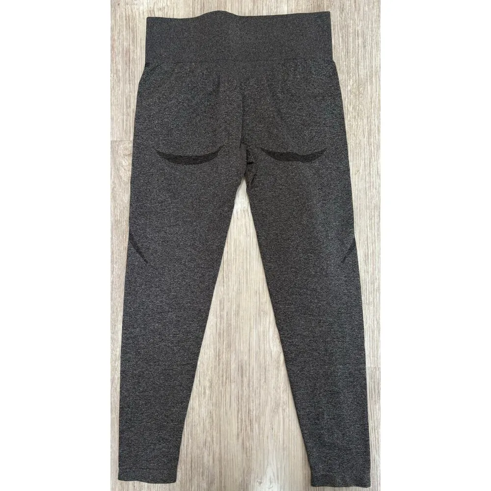 UNBRANDED | Women's Activewear Yoga Exercise Fitness Running Leggings | Large Gray - Image 3