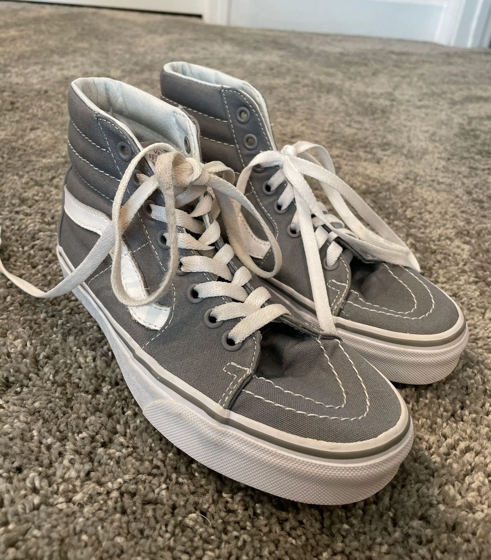 Vans Gray Hightop - Image 2