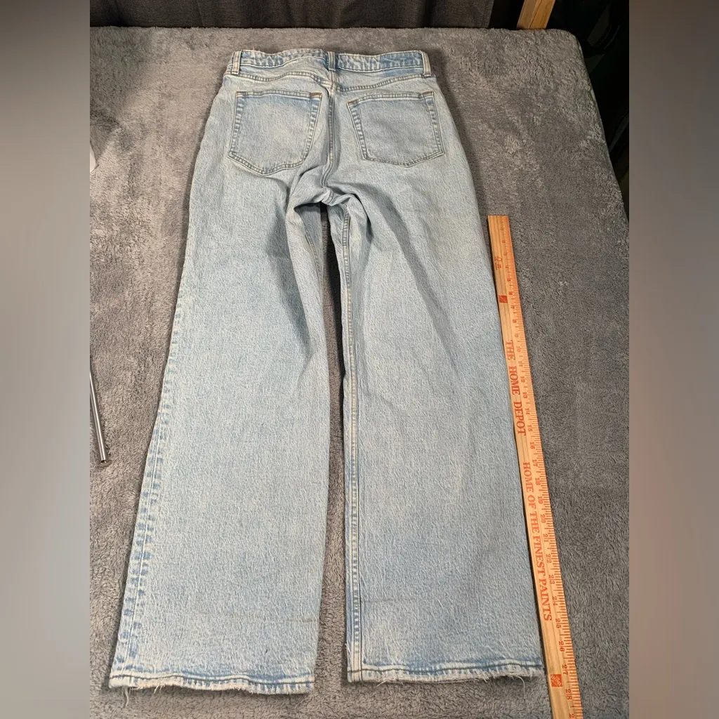 Abercrombie & fitch 90s relaxed jeans high rise Light Blue 32/14R curve love - Image 8