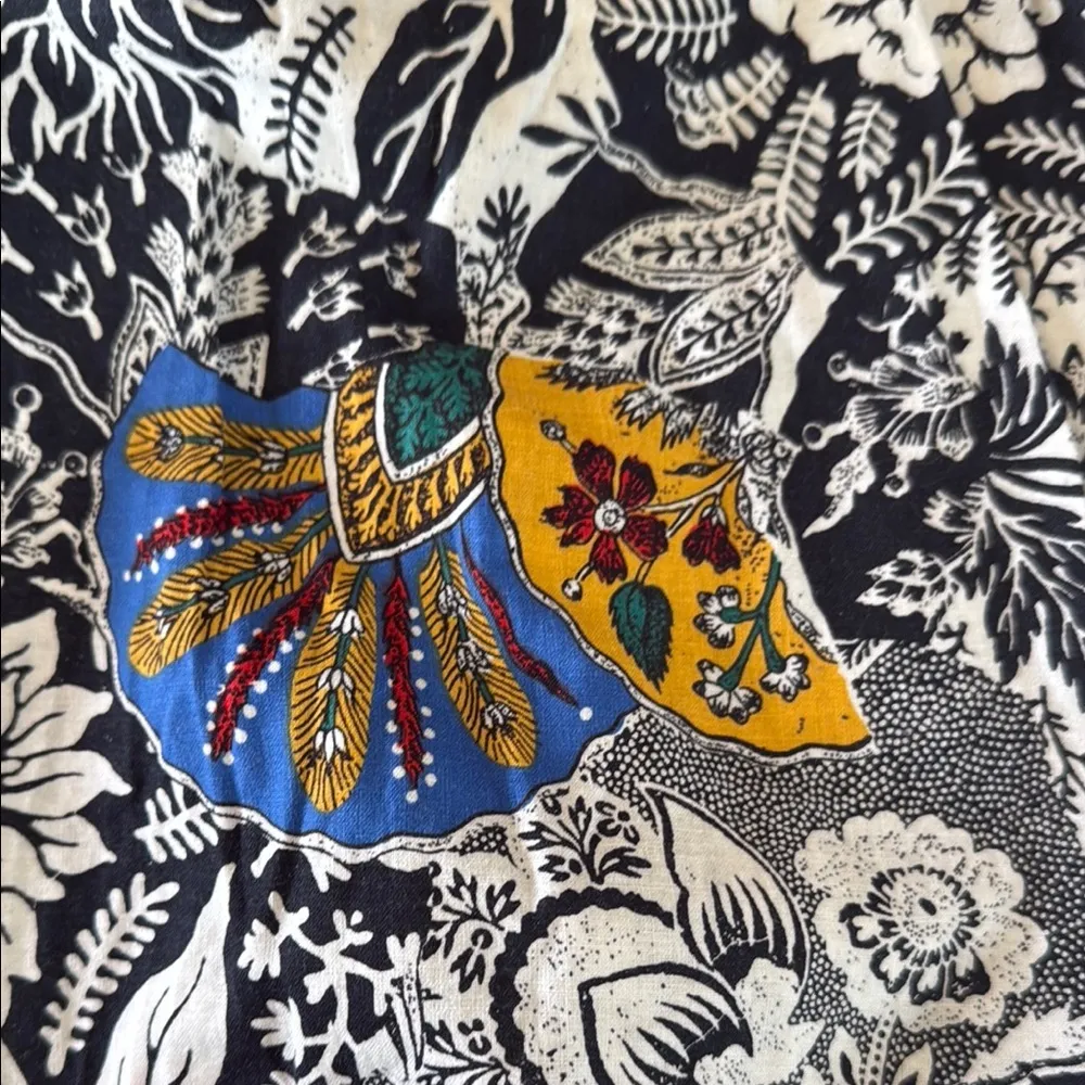 Vintage Retro Ruth Norman caftan lounge dress robe (M) Red Size M - Image 4