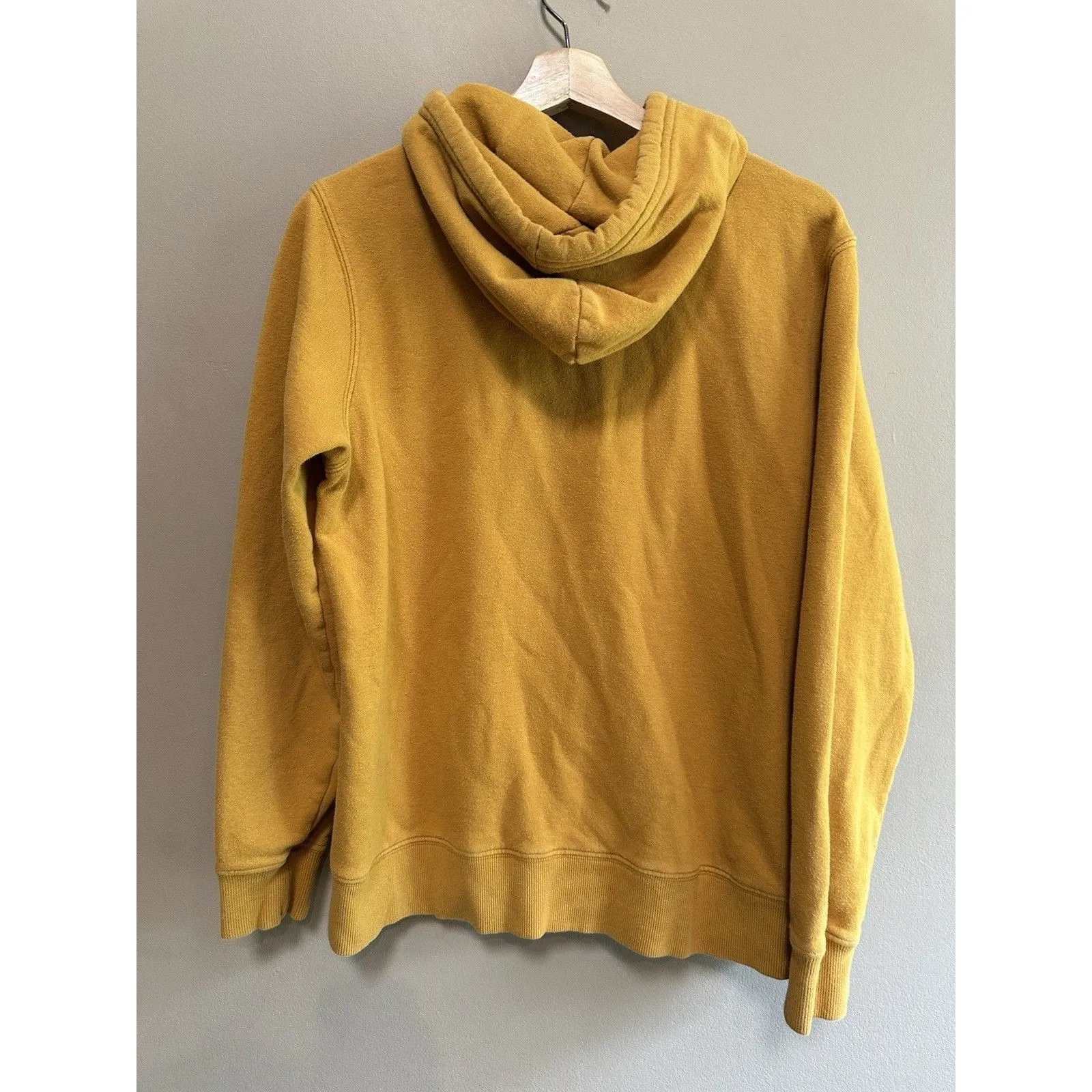The North Face  Box Style NSE Pullover Hoodie Women's‎ Size M Yellow Sweatshirt - Image 9