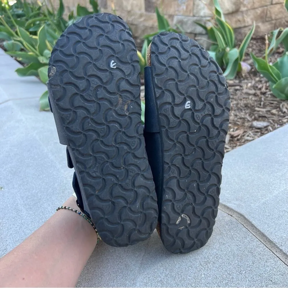 Birkenstock Betula Milano Navy Blue Strappy 3 Strap Sandals Size 38 M5/W7 - Image 7